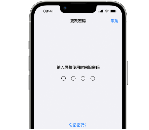 新州镇iPhone屏幕维修分享iPhone屏幕使用时间密码忘记了怎么办 