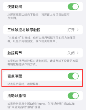 新州镇苹果授权维修站分享iPhone轻点无法唤醒怎么办