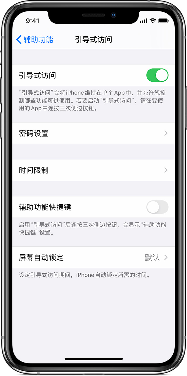 新州镇苹果手机维修分享如何在 iPhone 上退出引导式访问 