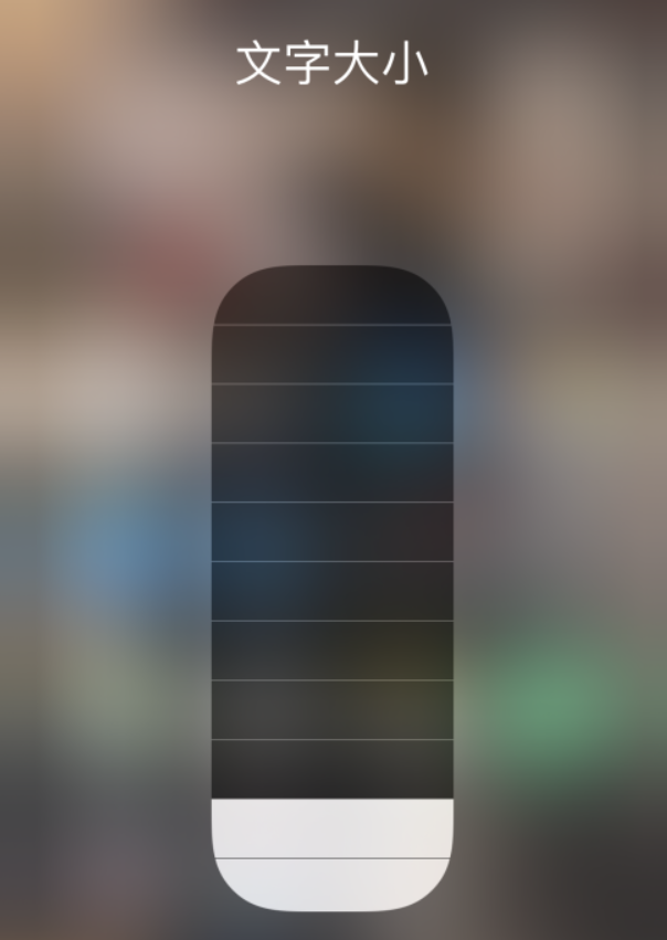 新州镇苹果手机维修分享小技巧：在 iPhone 控制中心快速调节字体大小 